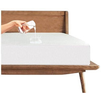 Trance Cotton Feel Terry Ultra Soft Waterproof Mattress Protector | Breathable - Hypoallergenic Mattress Cover (78X66 Inch | 6.5X5.5 Feet, White - Pack Of 1)