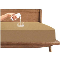 Trance Cotton Feel Terry Ultra Soft Waterproof Mattress Protector | Breathable - Hypoallergenic Mattresses Cover (75X36 Inch | 6.25X3 Feet, Brown - Pack Of 1)