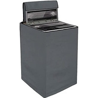 Yellow Weaves Waterproof & Dust-Proof Top Loading Fully Automatic Washing Machine Cover For 6 Kg, 6.5 Kg, 7Kg & 7.5 Kg (Grey ), Polyester