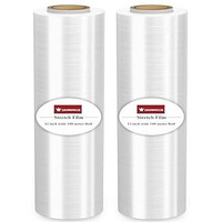 Cintrotech Biodegradable Wrapping Roll For Packing Material,12 Inch (300 Mm), 100 Meter Length, Pack Of 2, White