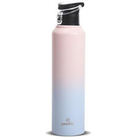 Speedex Stainless Steel Water Bottle 1 Ltr For Kids, Boys, Girls, 1 Litre Bottles For Gym, Sports, Fridge Use, School & Office - 1000Ml, Pink Blue Colour, Set Of 1, Flipper Cap
