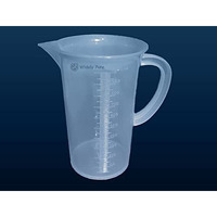 Widely Pure Measuring Jug 1000Ml With Handle Transparent Plastic Molded In Polypropylene