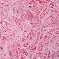 House Of Craft - 100 Grams Rose Pink Paper Grass For Crafts Project Gift Packing, Packing Of Gifts For Marriage, Christmas, Baby Shower & Any Other Occasion Or Party (Rose Pink)