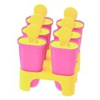 Ikea Ice Lolly Mould/Maker, Pack Of 6, Fill With Juice, Fruits, Icecream. Height:10 Cm (Polypropylene Plastic)