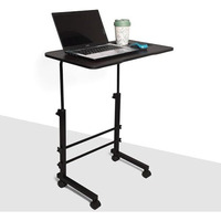 Privilon Globaloffice Table For Home/Writing Desk For Office/Folding Table For School/Folding Study Table/Work From Home - Multipurposetable Hight Ajustable (Black Ajustable)