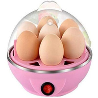 Teblite Plastic Egg Boiler Electric Automatic Off 7 Egg Poacher For Steaming,Cooking Also Boiling&Frying (Multicolor)