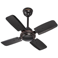 Digismart High Speed 850 Rpm Uphaar 4 Blades (600Mm) Anti Dust Coating Ceiling Fan Smoke Brown - 2 Year Warranty (Uphaar Brown)