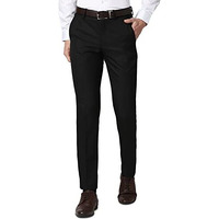 Peter England Men's Slim Work Utility Pants (Petfoslbs43658_Black_32)