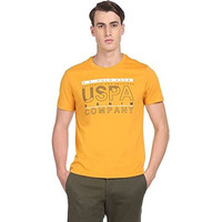 U.S. Polo Assn. Men's Regular Fit T-Shirt (Udtshs0111_Mustard 3Xl)