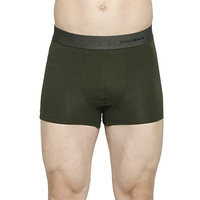 Underjeans Men Olive Cotton Blend Trunk Regular Fit Solid (Pack Of 1) (Ujnpts058 L)