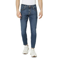Spykar Men Blue Slim Fit Mid-Rise Casual Jeans (Size: 28)-Emdkn1Bd017-Mid Blue