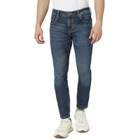 Spykar Men Blue Slim Fit Mid-Rise Casual Jeans (Size: 32)-Emdkn1Bd020-Mid Blue