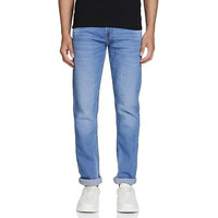 Spykar Men's Ricardo Comfort Fit Mid-Rise Mid Rise Jeans Light Blue, 34