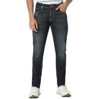 Spykar Men Blue Regular Fit Mid-Rise Casual Jeans (Size: 36)-Emdro1Bd008-Dark Blue