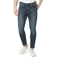 Spykar Men Blue Slim Fit Mid-Rise Casual Jeans (Size: 30)-Emdkn2Bd002-Vintage Blue