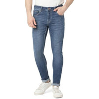 Spykar Men Blue Slim Fit Low Rise Casual Jeans (Size: 32)-Emdss2Bd010-Mid Blue
