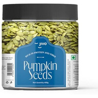 Jivo Raw Pumpkin Seeds | Healthy Snack For Breakfast | High In Fiber & Antioxidants | Ideal For Diets & Weight Management | Nutritious Superfood For Daily Wellness | Hygienically Packed - 400G