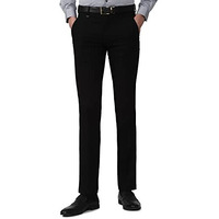 Van Heusen Men's Slim Pants (Vhtffslbd64592_Black_42)
