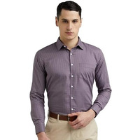 Van Heusen Men's Cotton Checkered Slim Fit Shirt (Vhsfrslbx71474_Multicolour 40)