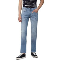 Louis Philippe Men's Slim Low Rise Jeans (Lrdncslpj15045_Navy, 34