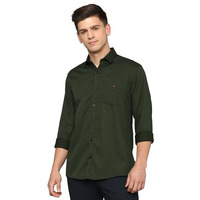 Louis Philippe Men's Slim Fit Shirt (Lysfcslbm62898_Green