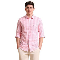 U.S. Polo Assn. Men's Regular Fit Shirt (Ussht-G87_Pink