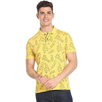 U.S. Polo Assn. Men's Phulkari Slim Fit T-Shirt (Udoen1Polo116_Mustard