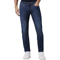 Peter England Men's Premium Skinny Fit Mid Rise Stretchable Jeans, Blue, 38