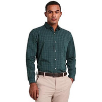 Peter England Men's Slim Fit Shirt (Pesfoslho21112_Size(40) Green