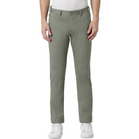 Peter England Men's Slim Casual Pants (Pctfsslf986981_Olive