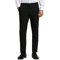 Peter England Men's Slim Pants (Petfoulfq37315_Black