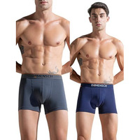 Damensch Men's Regular Fit Cotton Basic Solid Trunks | Combed Cotton, Stretchy Fabric, Anti-Bacterial And Microfibre Waistband, Underwear For Men, Innerwear Men-Charcoal Dust,New Navy-M
