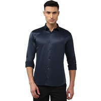 V Dot By Van Heusen Men's Slim Fit Shirt (Vdsfeslfw26965_Navy