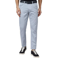 Van Heusen Men's Slim Casual Pants (Vstfwslba16379_Blue