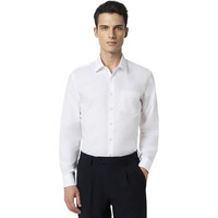 Van Heusen Cotton Men's Slim Fit Shirt (Vhsffslba14081_Ceramic White 42)