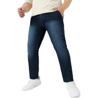 Urbano Plus Men's Carbon Blue Regular Fit Washed Jeans Stretchable (Plusepssprcrsp-Carblue-44)