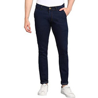 Supernova Inc. Men's Dark Blue Slim Fit Solid Jeans Stretchable (Suplpsjean-Dblue-36)