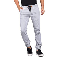 Urbano Fashion Men's Slim Fit Mid Rise Jeans (Hpsjogger-Wgrey-32_White Grey
