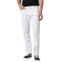 Urbano Fashion White Slim Fit Stretch Jeans For Men (Jeans-White-Uf-34-01)