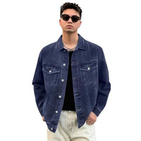 Urbano Fashion Men's Regular Jacket (Jakt-Denim-Mblue-L_Blue