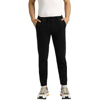 Urbano Fashion Men's Black Regular Fit Washed Jogger Jeans Stretchable (Cfjogpull-004-Black-38)