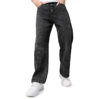 Urbano Fashion Men's Black Loose Baggy Fit Washed Jeans Non-Stretchable (Jeanlstowl-Black-30)