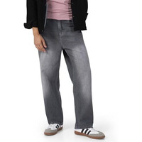 Urbano Fashion Men's Light Grey Loose Baggy Fit Washed Jeans Non-Stretchable (Jeanlswhsk-Lgrey-28)