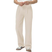 Urbano Fashion Men's Cream Loose Baggy Fit Solid Korean Pants Stretchable (Koreantrou-Cream-34)