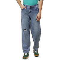 High Star Men's Regular Fit Stretchable Jeans (Hsmjns23009_2_Blue_30)