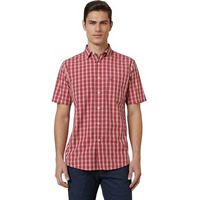 Allen Solly Men's Cotton Slim Fit Shirt (Asshqsppb40348_Red, 39