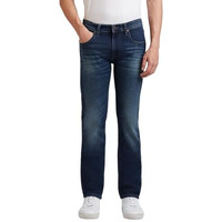 Pepe Jeans Men's Mid Rise Slim Fit Jeans Dark Used, Blue, 30