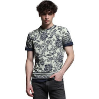 Jack & Jones Men Slim Fit Green Tshirt