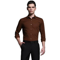 Jack & Jones Men's Slim Brown Shirt