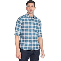 Arrow Men's Slim Fit Shirt (Asadosh02241_Blue